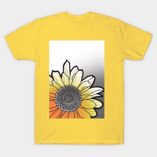 bold style sunflower closeup T-Shirt